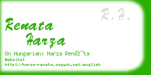 renata harza business card